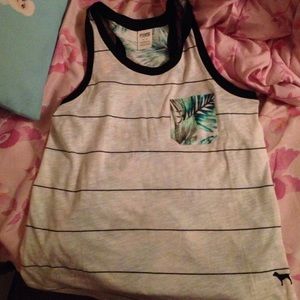 victoria secret floral/Hawaiian tank top