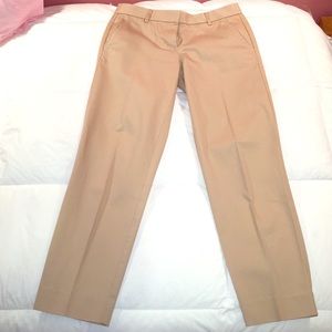 Khaki J Crew City Cut Pants Sz 0