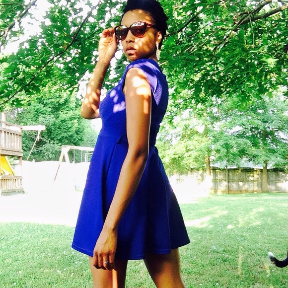Royal Blue Dress