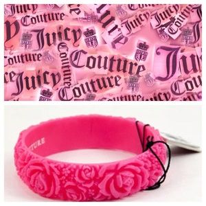 Rare- Hot pink Juicy Couture bangle 💖✨