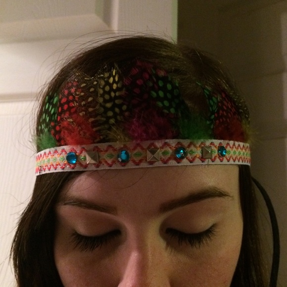 Feather headband