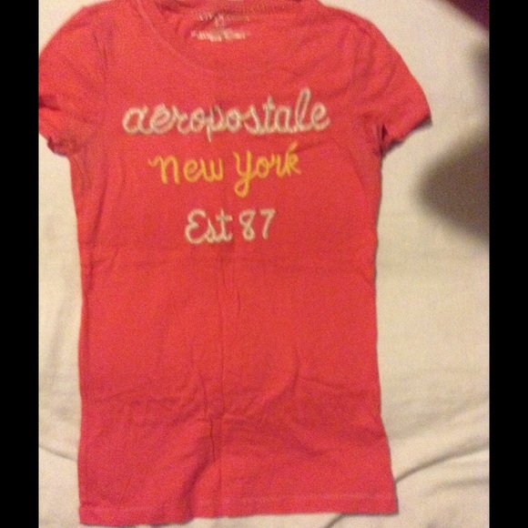 Small coral Aeropostale shirt