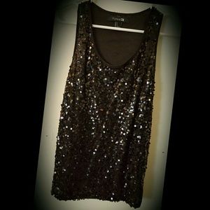 Sequins black top from Forever21