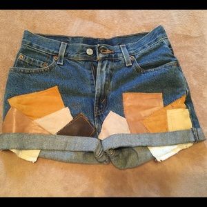 Levi's patchwork vintage inspired denim- rare!