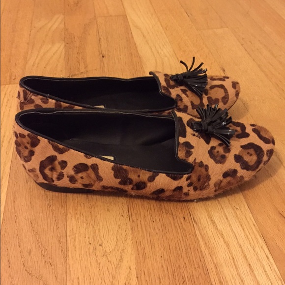 Steve Madden Animal Print Chauffeur Tassel Loafer