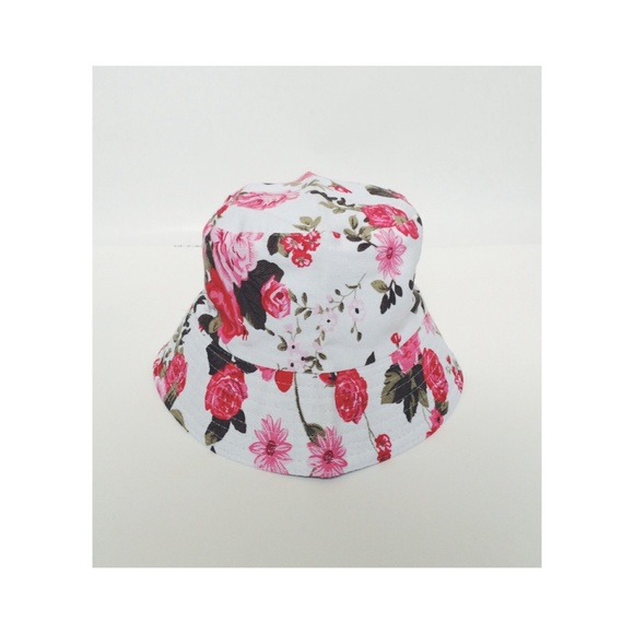 icravebargains Outerwear - 🌺🌸🍃Cream/Pink/Green Women's Floral Bucket Hat🌺
