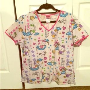 Hello kitty scrub top