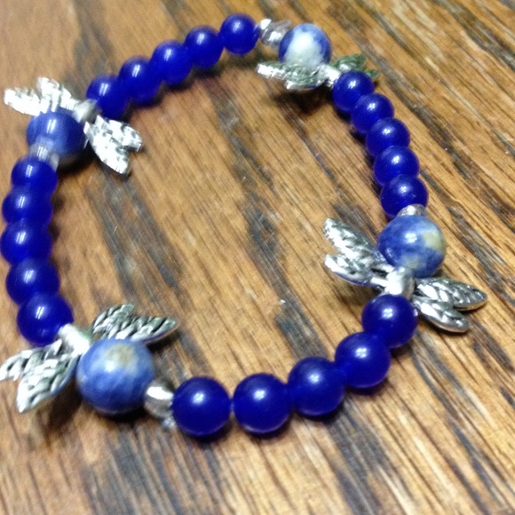 Sodalite & blue Aventurine stretch bracelet