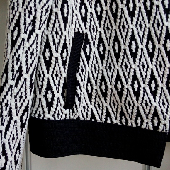 NY Collection Black & White Jacket - Picture 3 of 3