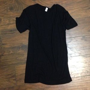 Black tee dress