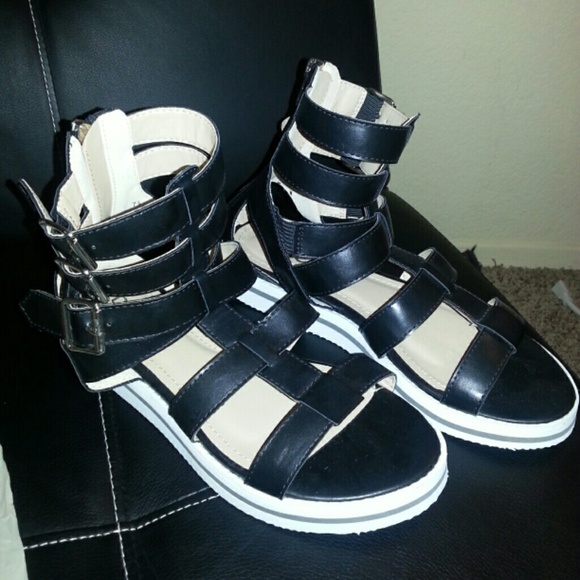 Bucco Platform Sandals (New w/o Tags) - Picture 1 of 3