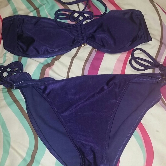 DONATED **Dark purple bikini - Picture 1 of 4