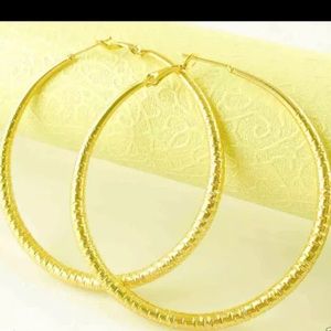 9k gold filled hoop earrings