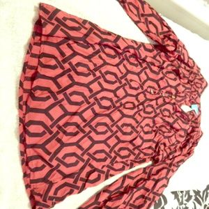 Brand new crimson lily top