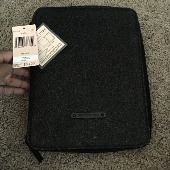 BLACK GLITTERY IPAP CASE