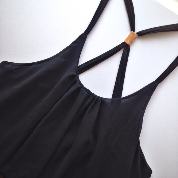 SOLD | 3x HP✶ Chiffon Crisscross Dress - Picture 3 of 4