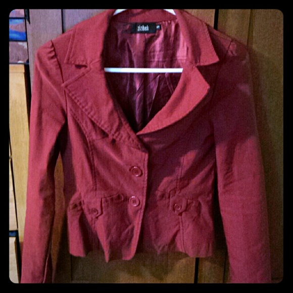 Maroon Blazer sz S