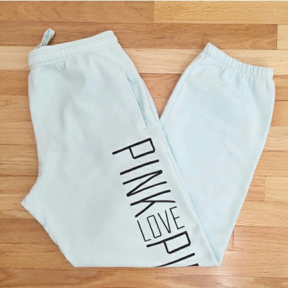 Victoria's Secret Pants - PINK - VS Campus Sweatpant mint green