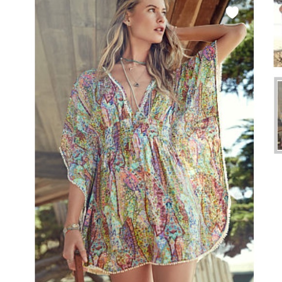 NWT Victoria's Secret caftan / romper / cover up