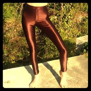 American Apparel Chocolate Disco Pants