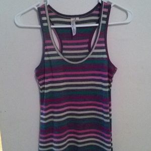 Long striped maxi dress