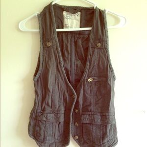 Gray vest