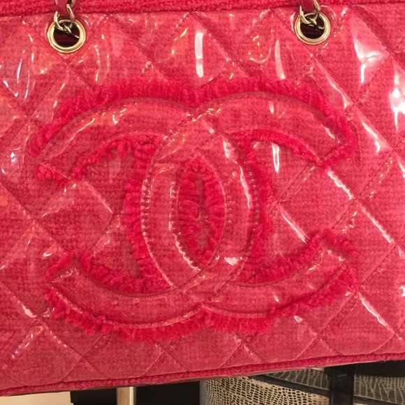 ๐SOLD๐๐ฏAuth CHANEL Tweed Handbag Purse - Picture 2 of 4