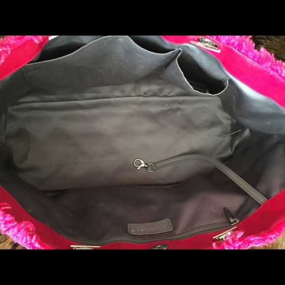 ๐SOLD๐๐ฏAuth CHANEL Tweed Handbag Purse - Picture 3 of 4