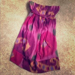 Strapless sundress