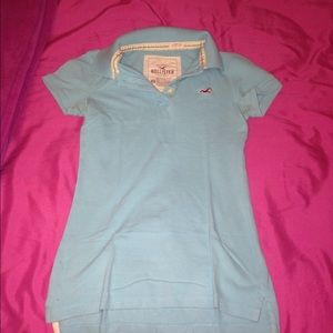 Hollister Aqua Classic Solid Polo