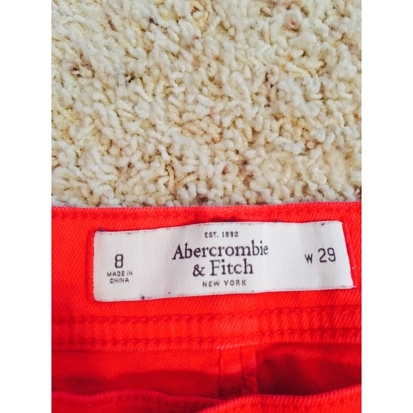 Red Abercrombie shorts - Picture 2 of 3