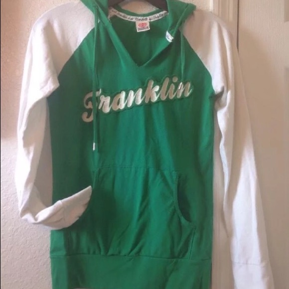 Franklin & Marshall Hooded Sweater Hoodie Green