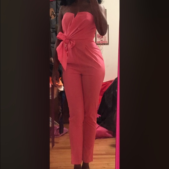 Hot Pink One Piece Romper