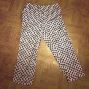 Talbots petite cropped high waisted pants