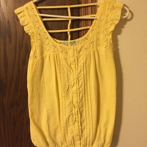yellow blouse/tank top