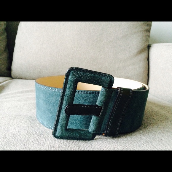 ✨SOLD✨ Sophisticated Teal, Suede Belt (Worn twice)