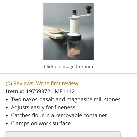 GRAIN GRINDER - MANUAL