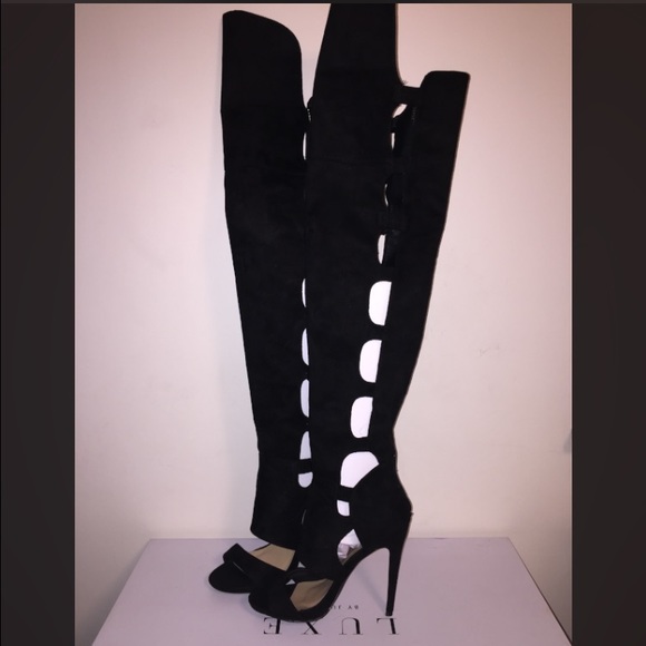 Long sandal Heel Boots