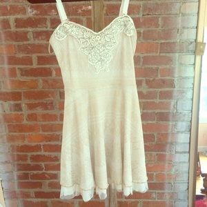 Beautiful dress with gold thread