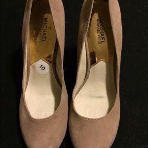 Michael Kors Brown Suede Heels