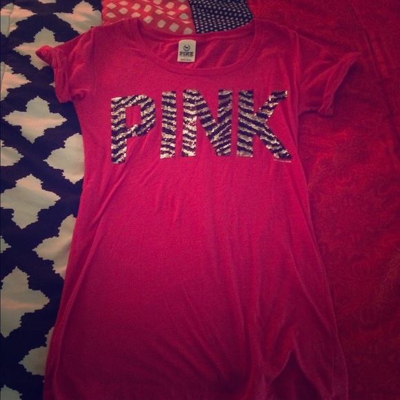 PINK sequin t-shirt!