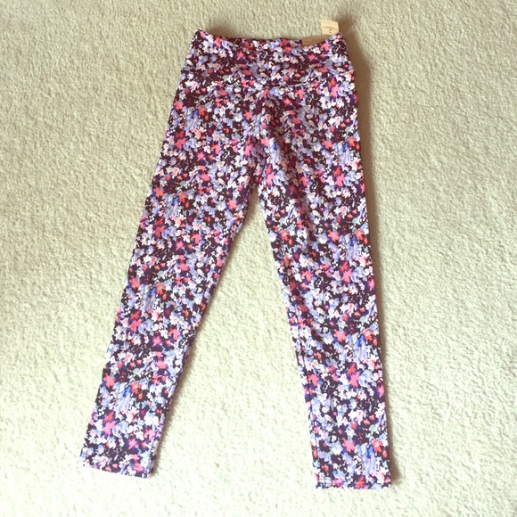 AEO Floral Crop leggings
