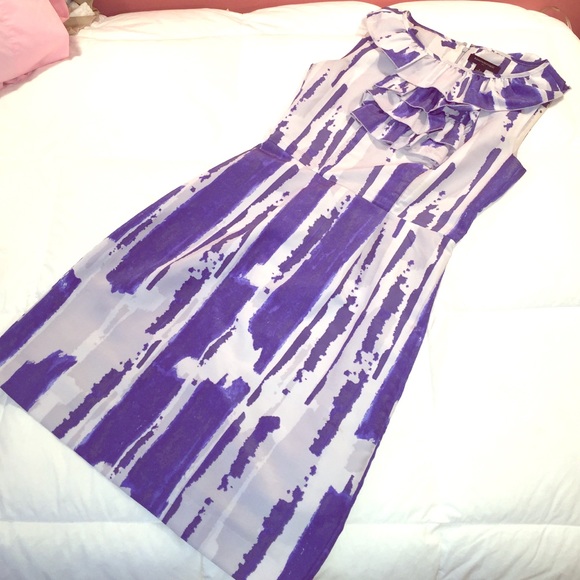 Blue patterned Banana Republic Shift Dress Sz 0