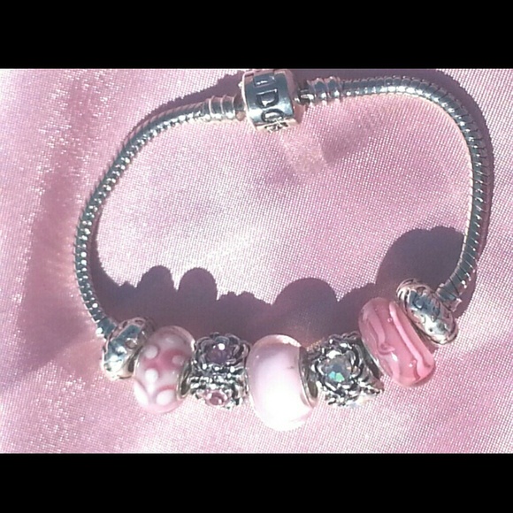 Peachy Pink Pandora Like European Style