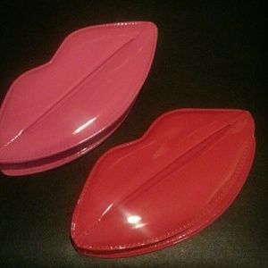 Brand New Red & pink lip purse