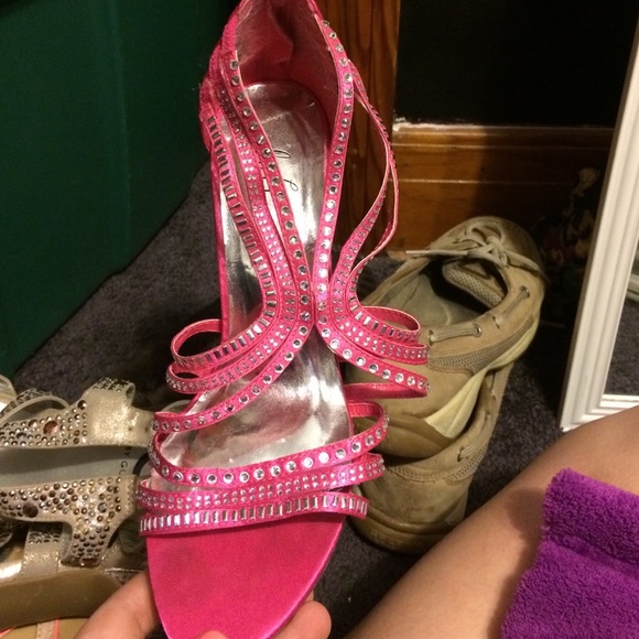 Hot pink heels