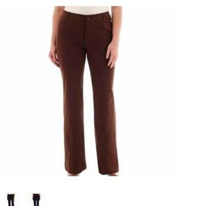 St. John's Bay Bi-Stretch pant chocolate color