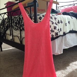 Cross back dress