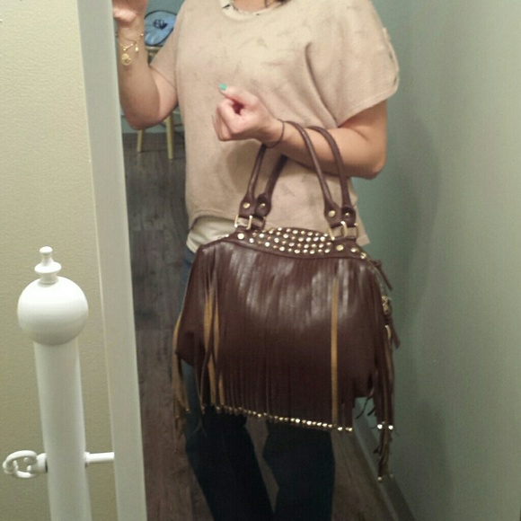 NWOT-Essential Boho fringe bag