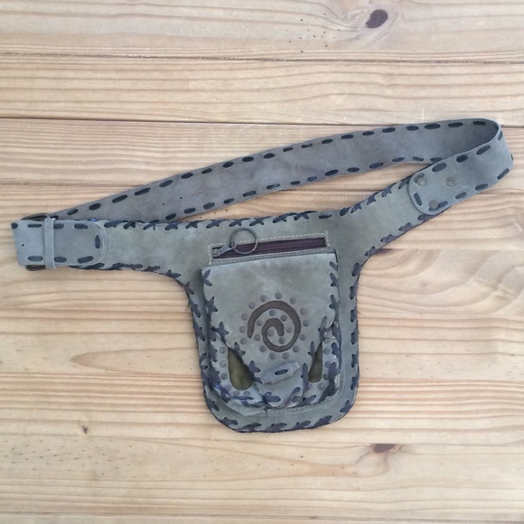Vintage Leather Waist Bag